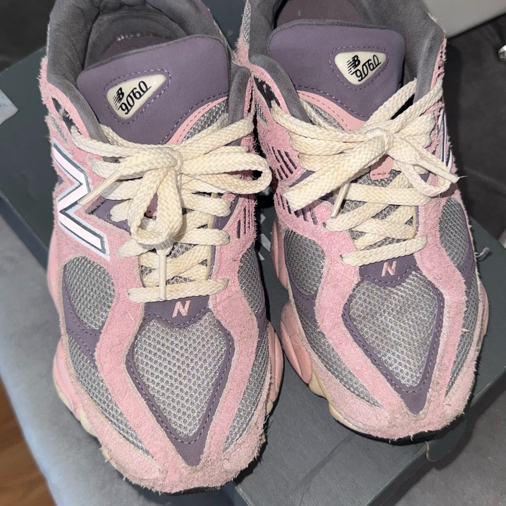 New Balance Pink and Gray Athletic Shoes